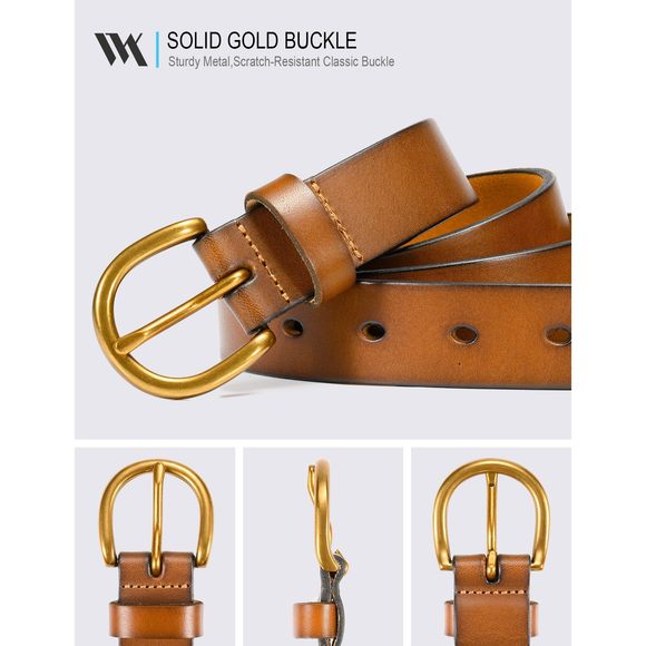 Womens Casual Leather Jean Belt,1.1\